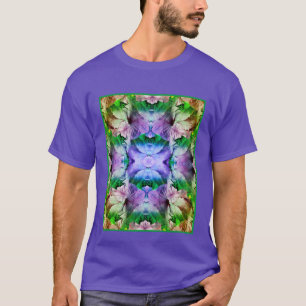 Camiseta Abstrato Multipla Flor de Hibiscus
