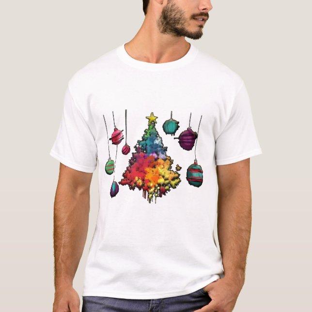 Camiseta Abstrato Natal (Frente)