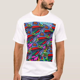 Camiseta Abstrato Natureza