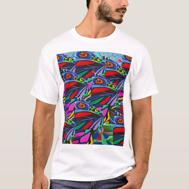 Camiseta Abstrato Natureza (Frente)