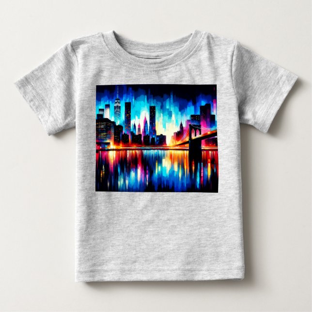Camiseta Abstrato Nova Iorque 1103 (Frente)