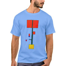 Abstrato Novo impressão de arte ao estilo Mondrian