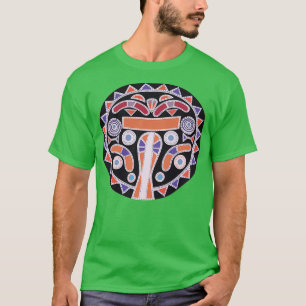 Camiseta Abstrato padrão arte tribal