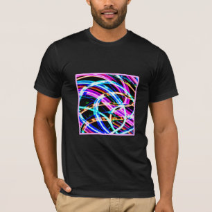 Camiseta Abstrato - Padrão colorido Neon Design