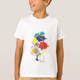 Camiseta Abstrato Paint Splatter Art Modern Legal.ai