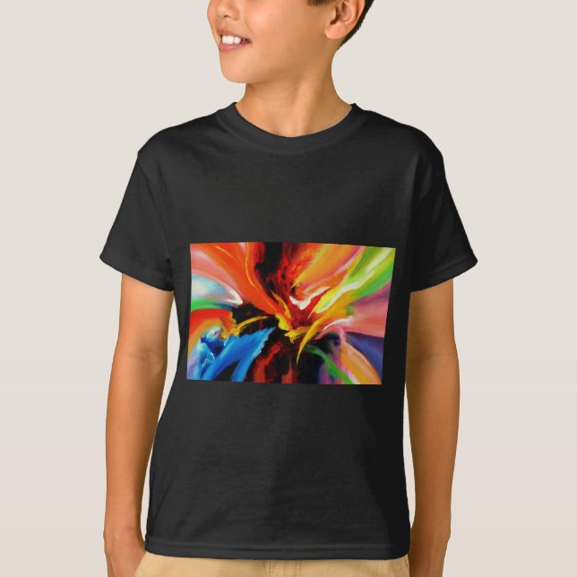 Camiseta Abstrato: Pintura de Serdar Hizli (Frente)