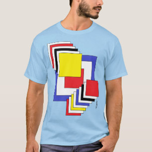 Camiseta Abstrato quadrados