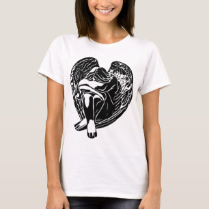 Camiseta Abstrato religioso da Fantasia Angel Girl