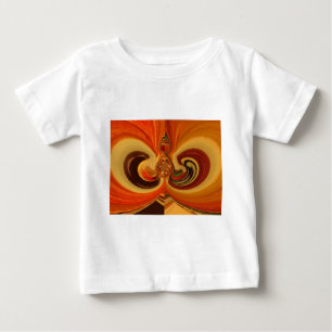 Camiseta Abstrato, rodopia com o Teardrop Center Art Impres