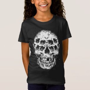 Camiseta Abstrato Skull com Vários Olhos