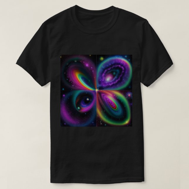 Camiseta Abstrato Space Art (Frente do Design)