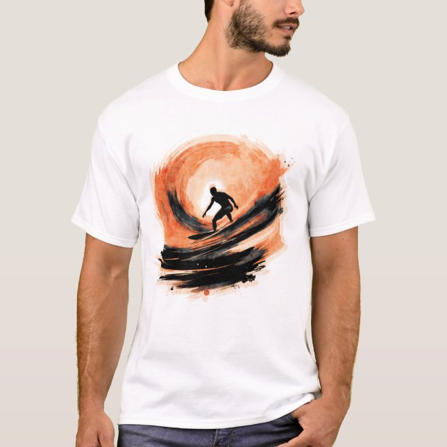 Camiseta Abstrato Surfer (Frente)