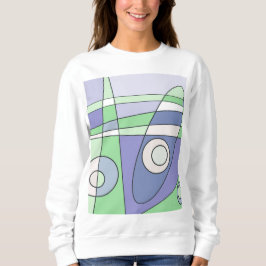 Camiseta Abstrato surfing Green Purple