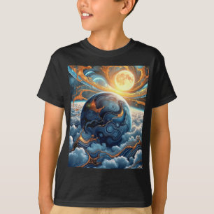 Camiseta Abstrato Terra