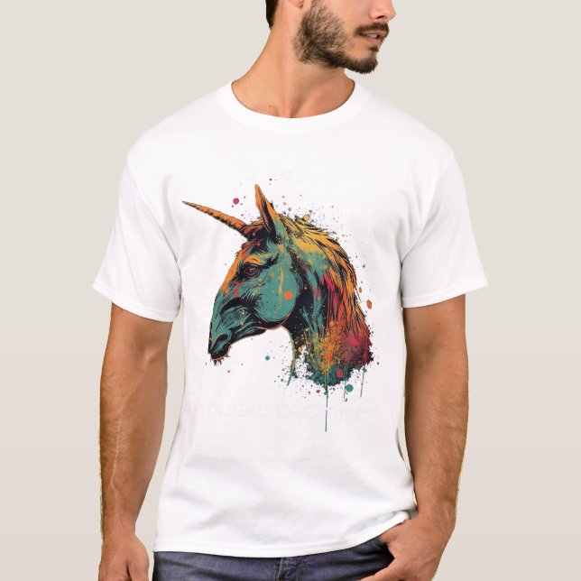 Camiseta Abstrato Unicorn (Frente)