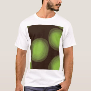 Camiseta Abstrato verde, legal, original, na moda, urbano