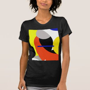 Camiseta Abstrato Vermelho Amarelo