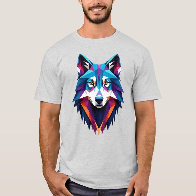 Camiseta Abstrato Wolf (Frente)