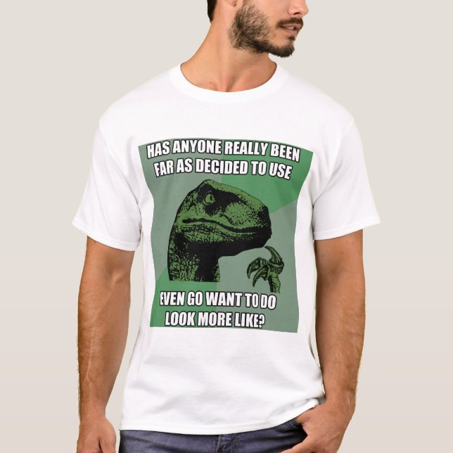 Camiseta Absurdo de Philosoraptor (Frente)