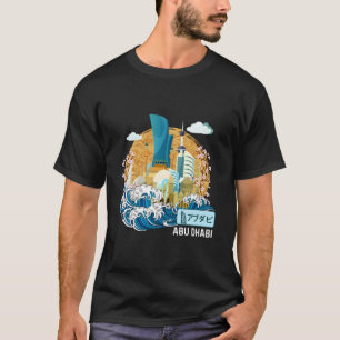Camiseta Abu Dhabi Emirados Árabes Unidos Grande Onda Japon
