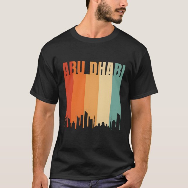 Camiseta Abu Dhabi Skyline (Frente)