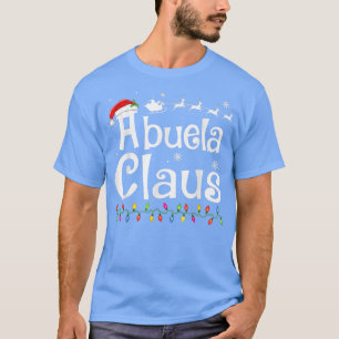 Camiseta Abuela Claus Engraçado Vovó Papais noeis Pijamas N