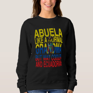 Camiseta Abuela Dia de as mães equatoriana de vovó