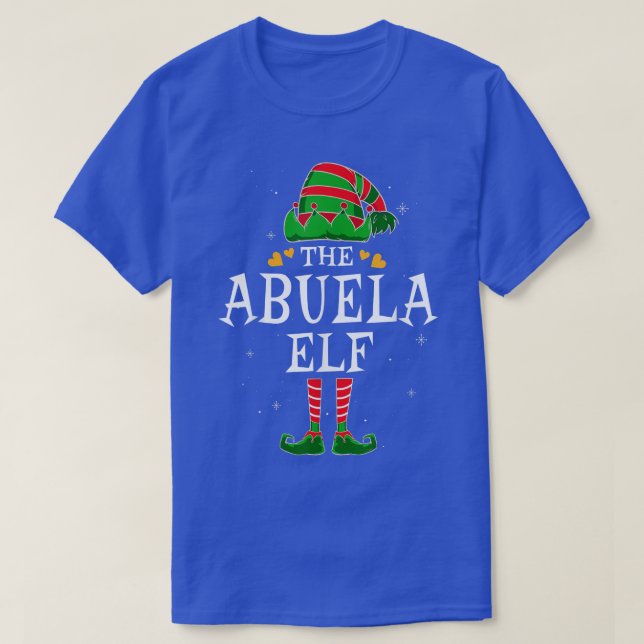 Camiseta Abuela Elf Group Matching Family Christmas Gra (Frente do Design)