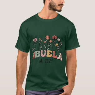Camiseta Abuela Grandma Est 2024 Divertimento de Nova Avó M