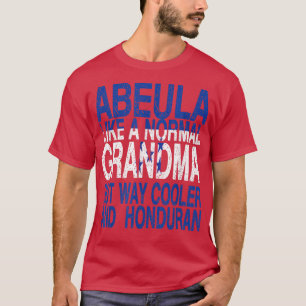 Camiseta Abuela Honduran Avó - Dia de as mães hondurenha T-