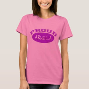Camiseta Abuela orgulhoso (roxo)