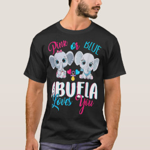 Camiseta Abuela Rosa Ou Azul Te Ama Elefantes Gende