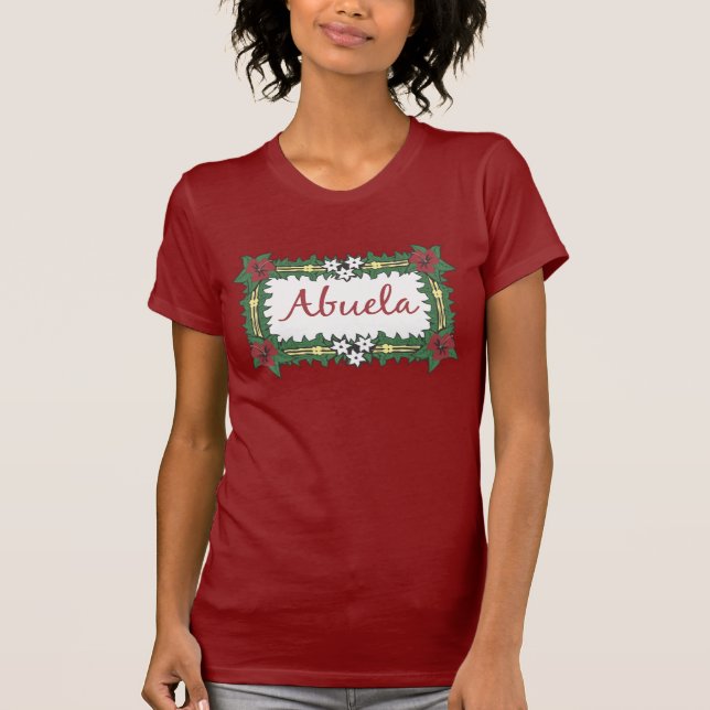 Camiseta Abuela tropical (Frente)