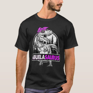 Camiseta Abuelasauro T Rex Dinossauro Dia de as mães Engraç