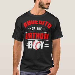 Camiseta Abuelito Da Família Tema Beisebol Do Aniversário