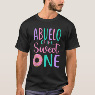 Camiseta Abuelo da doce primeiro aniversario do avô