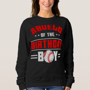 Camiseta Abuelo Da Família Tema De Beisebol Do Aniversário 