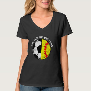 Camiseta Abuelo De Ballers Engraçado Futebol Softball Abuel