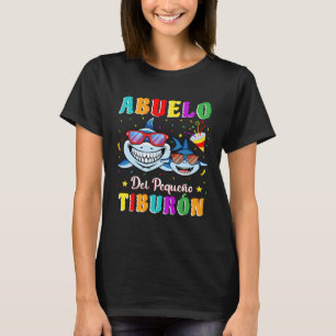 Camiseta Abuelo del Pequeño Tiburón nieto cumpleaños tiburó