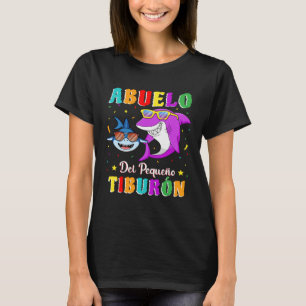 Camiseta Abuelo del Pequeño Tiburón nieto cumpleaños tiburó