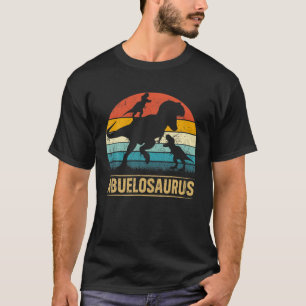 Camiseta Abuelo Dinossauro T Rex Abuelossauro 2 Crianças P