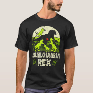 Camiseta Abuelo Dinossauro T Rex Abuelossauro 4 Crianças Fa