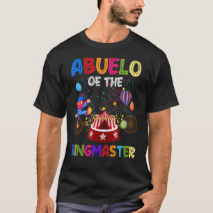 Camiseta Abuelo Do Aniversário Do Circo De Aniversário