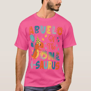 Camiseta Abuelo Do Dinossauro segundo aniversário A-Surus P