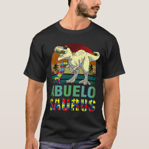 Camiseta Abuelosaurus Dinosaur Rex Abuelo Saurus Autism Awa