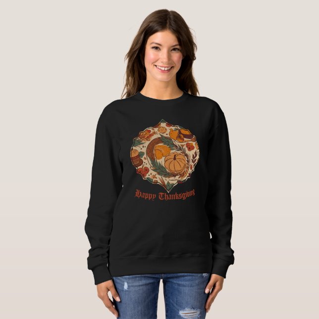 Camiseta Abundância de outono (Frente Completa)