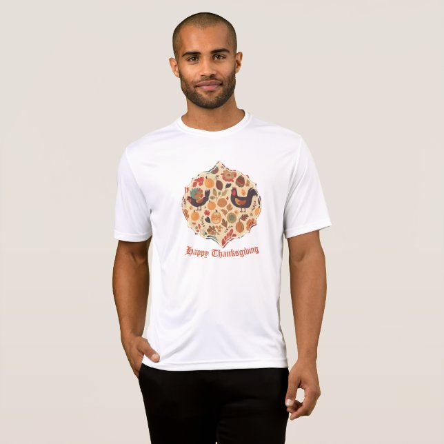 Camiseta Abundância de outono (Frente Completa)