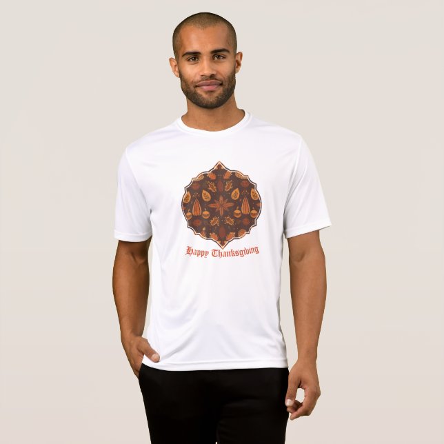 Camiseta Abundância de outono (Frente Completa)