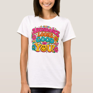 CAMISETA ABUNDÂNCIA PARECE BOM