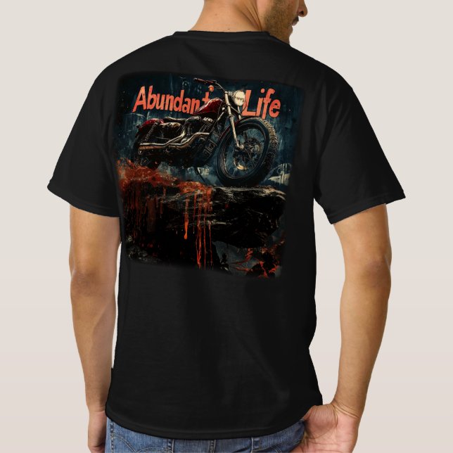 Camiseta Abundant Life Biker Back (Verso)